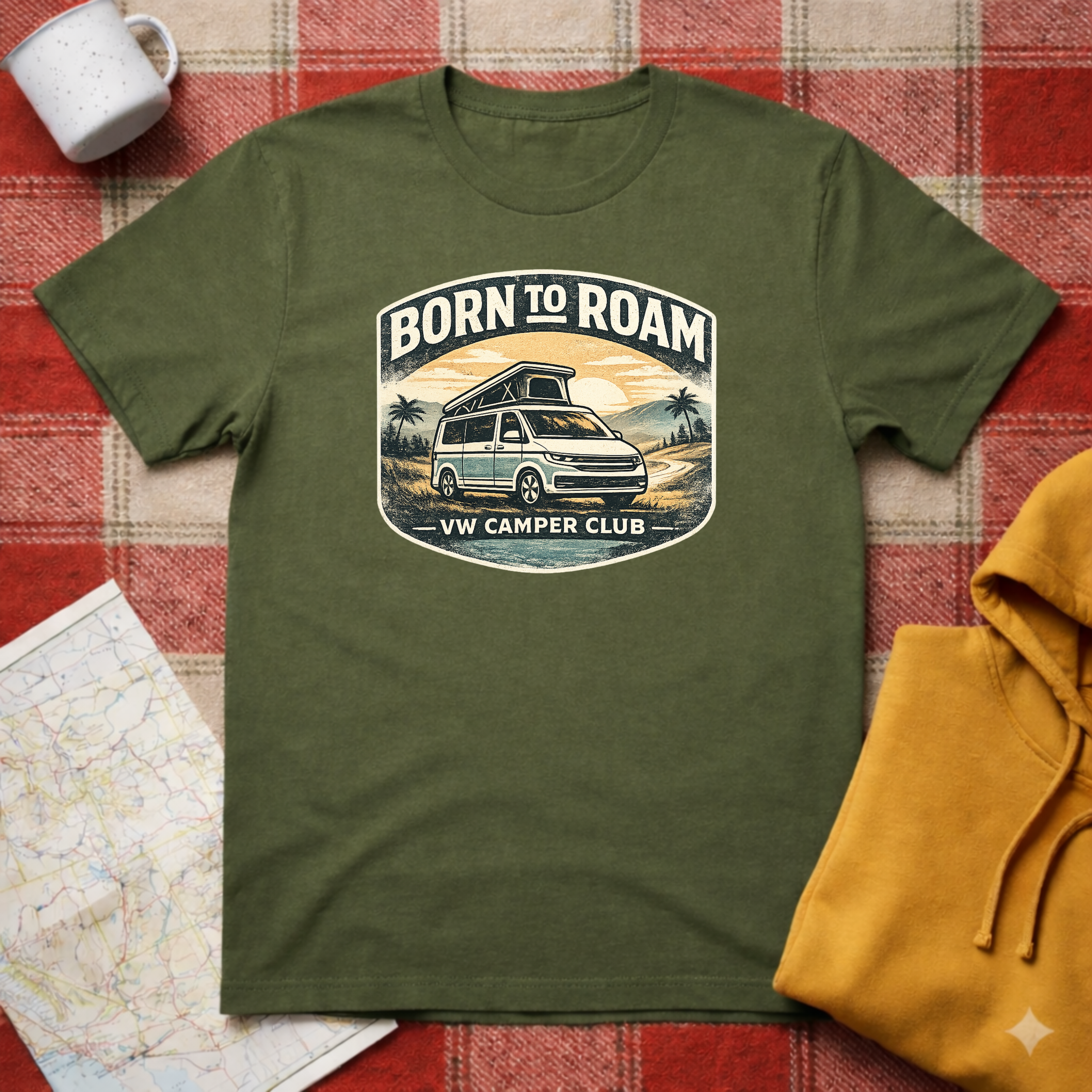 Born To Roam- T-shirt