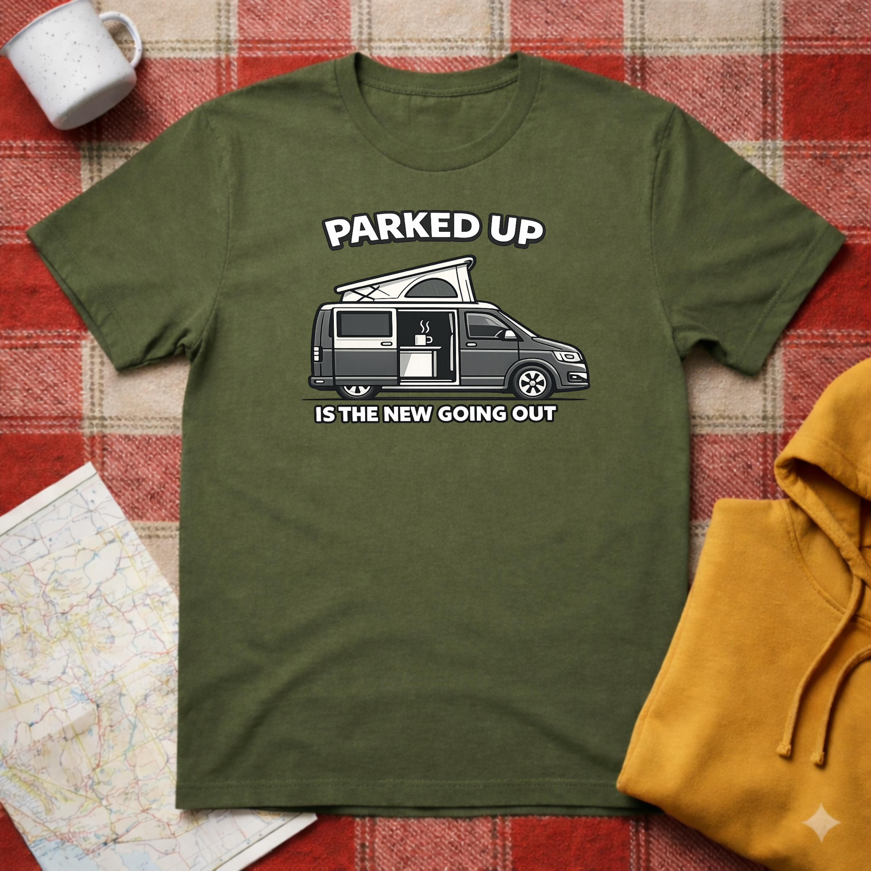 Parked Up Is The New Going Out -T-shirt