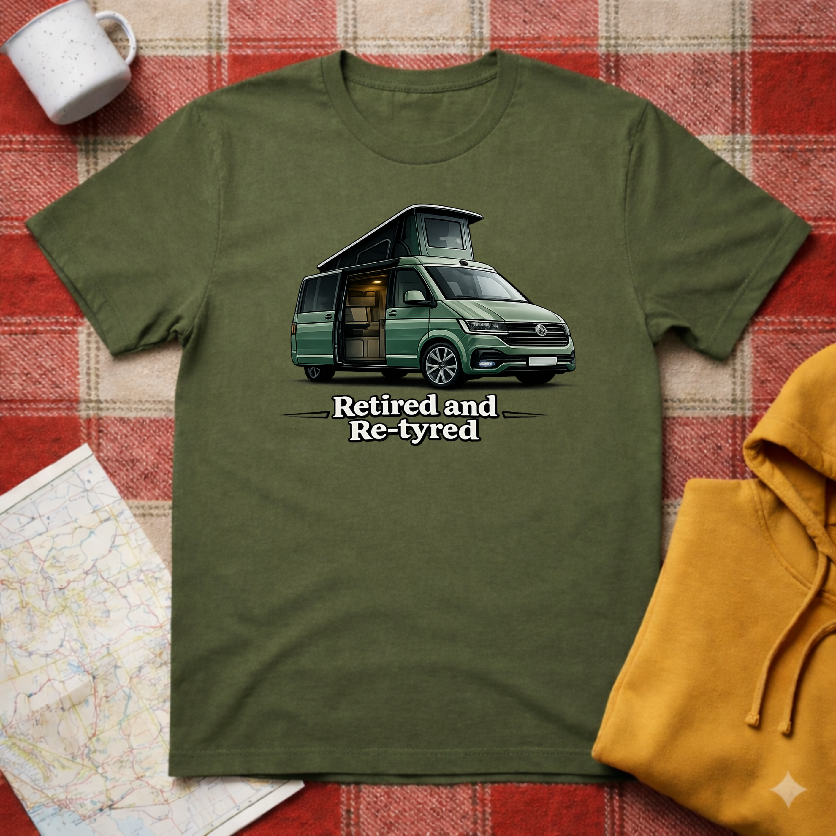 Retired And Re-tyred - T-shirt