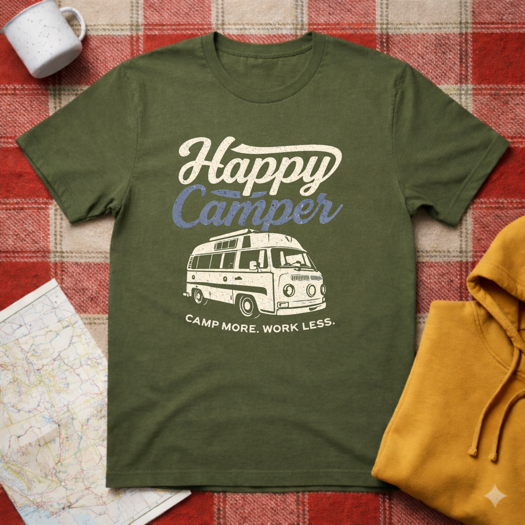 Happy Camper- T-shirt