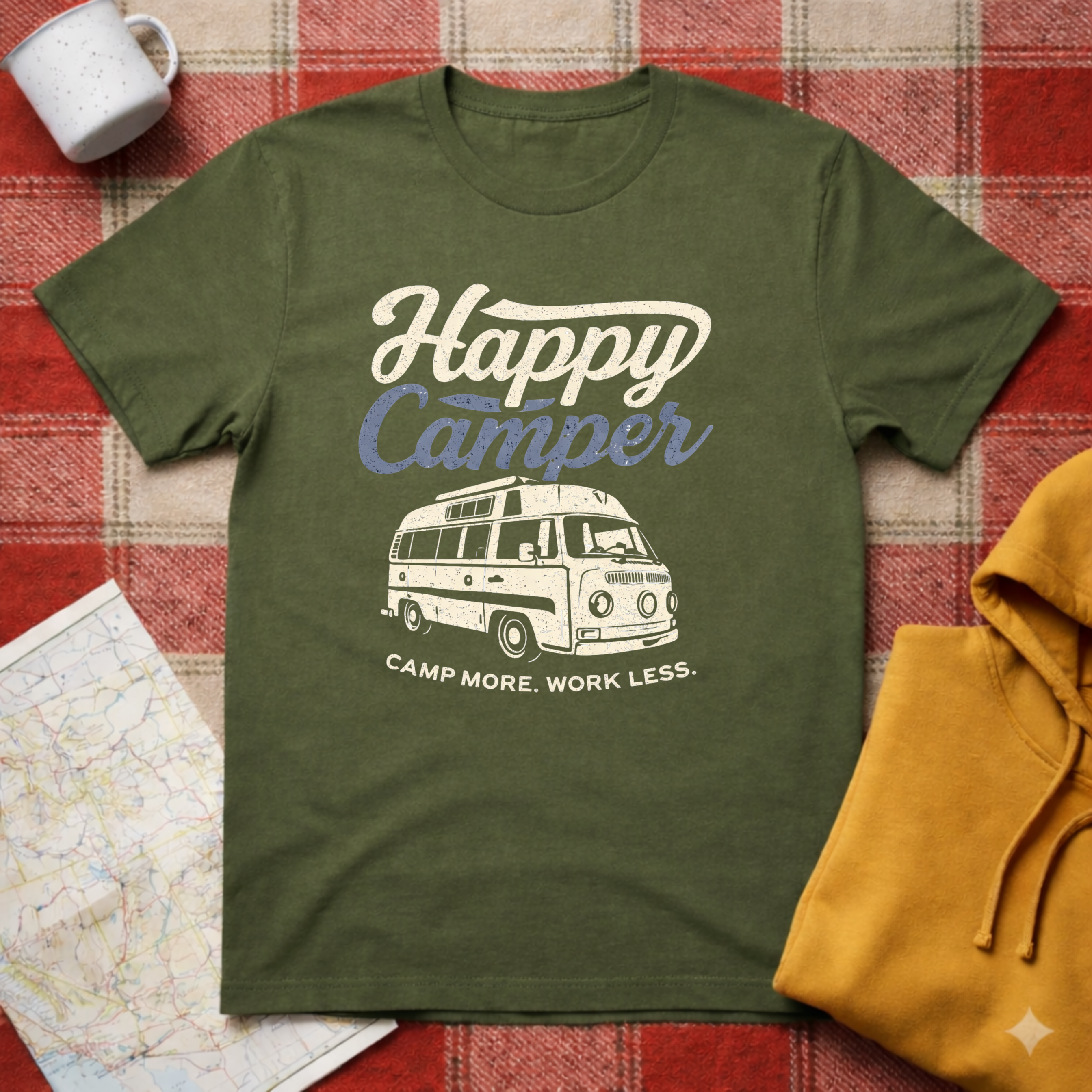 Happy Camper- T-shirt