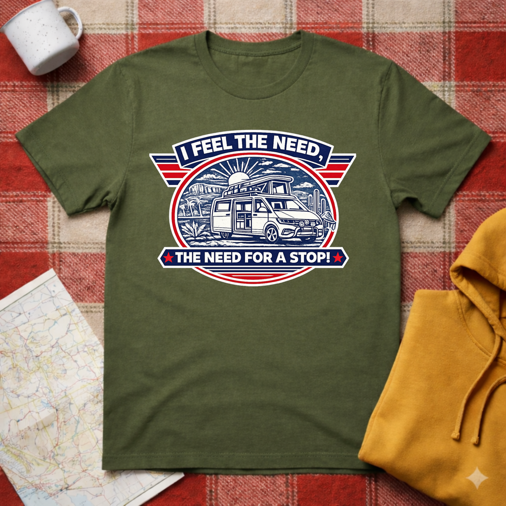 Top Gun VW Camper- T-shirt