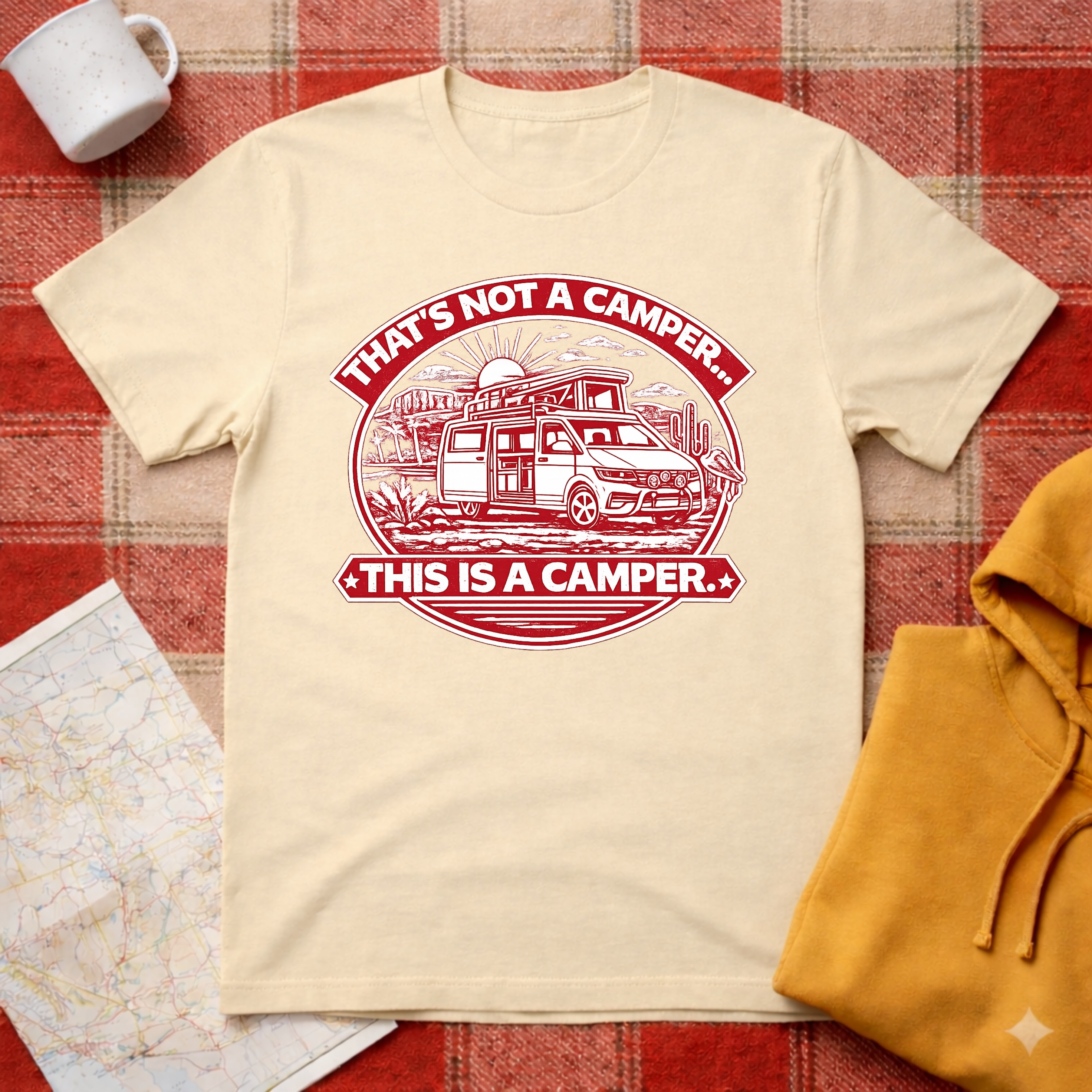 Crocodile Dundee- VW Camper- T-shirt