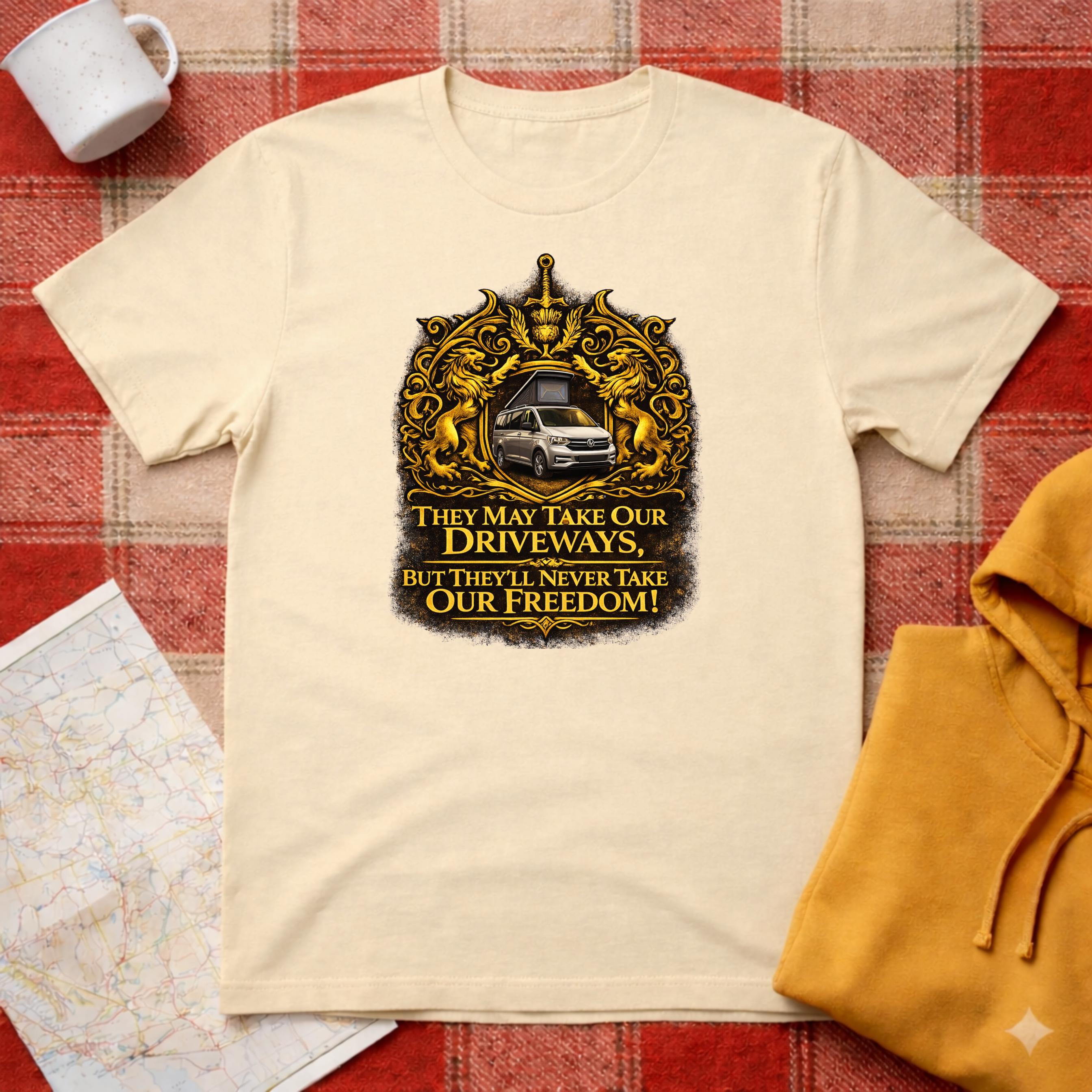 Braveheart VW Camper- T-shirt