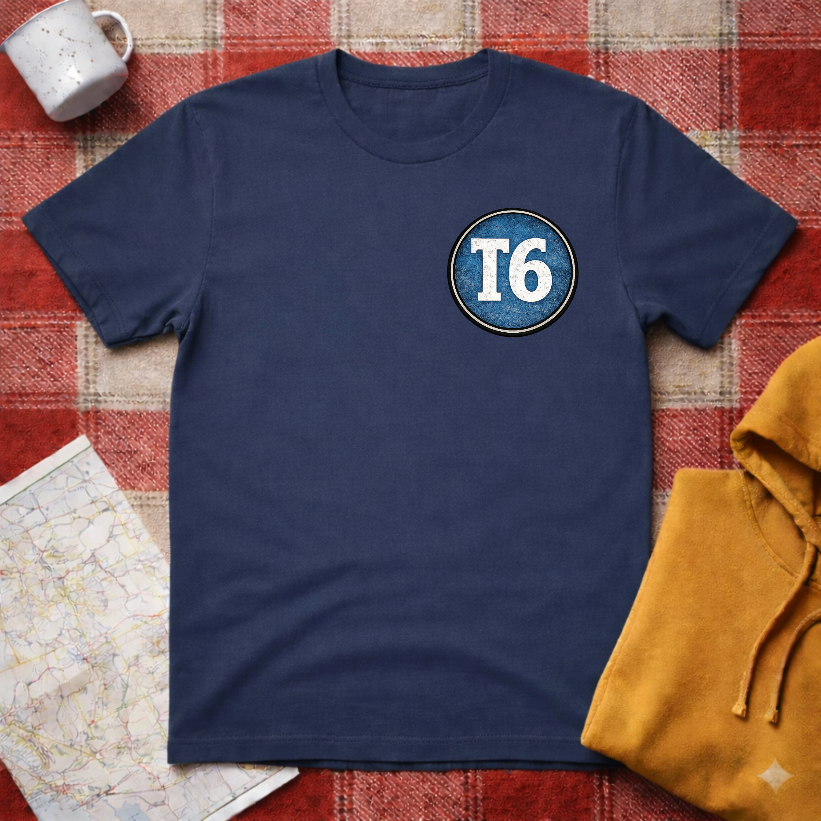 VW T6 T-Shirt- Blue Logo