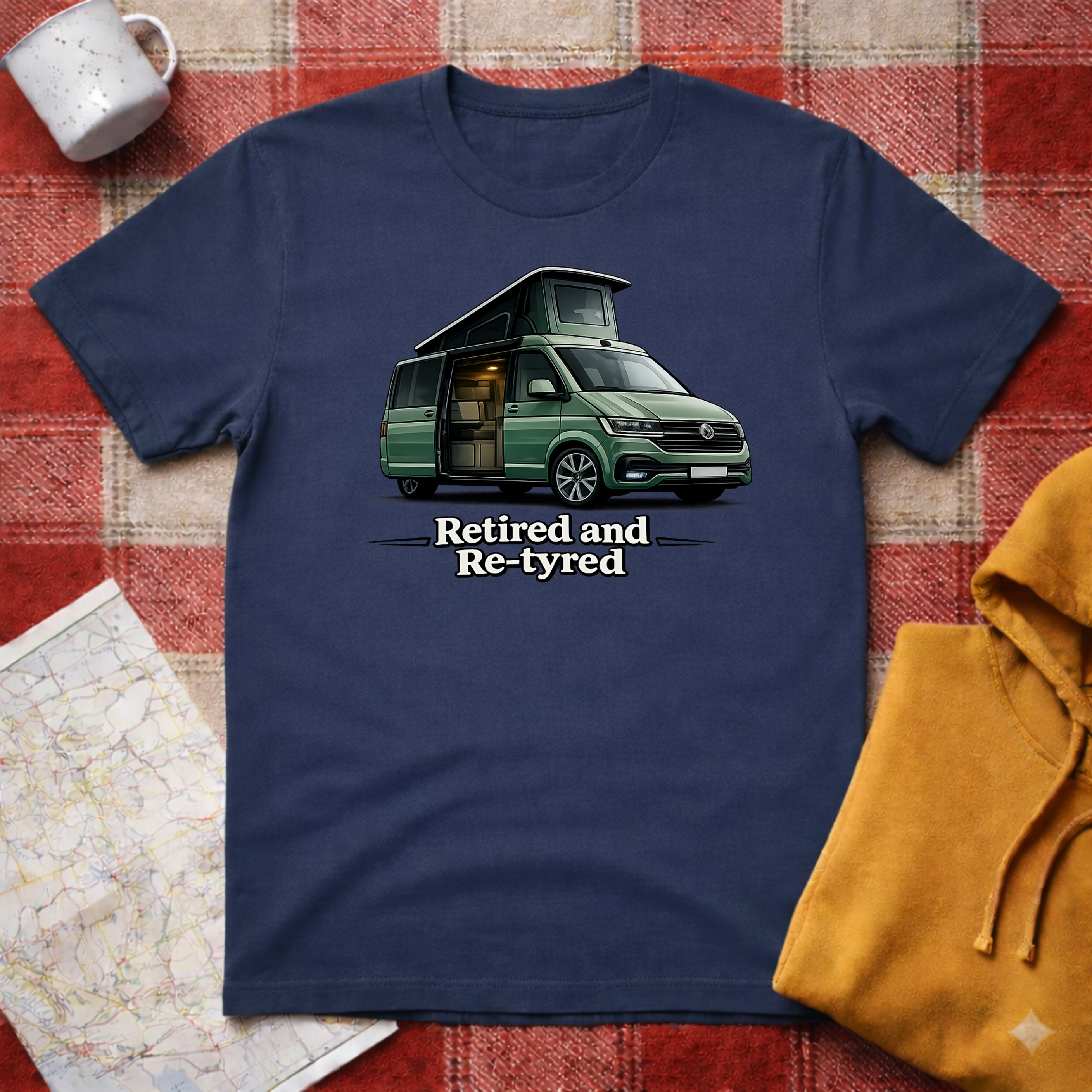 Retired And Re-tyred - T-shirt