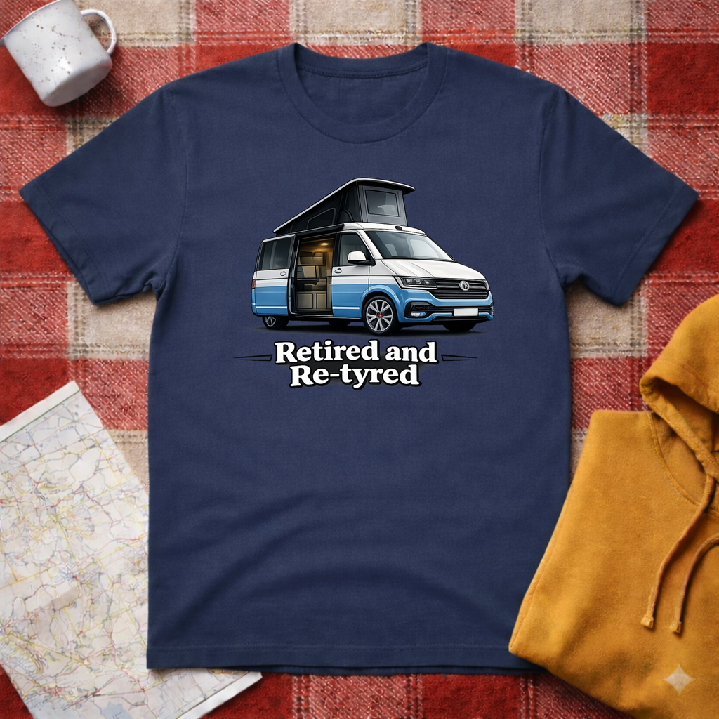 Retired And Re-tyred -T-shirt