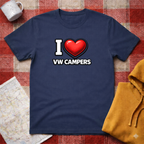 I Heart VW Campers - T-Shirt