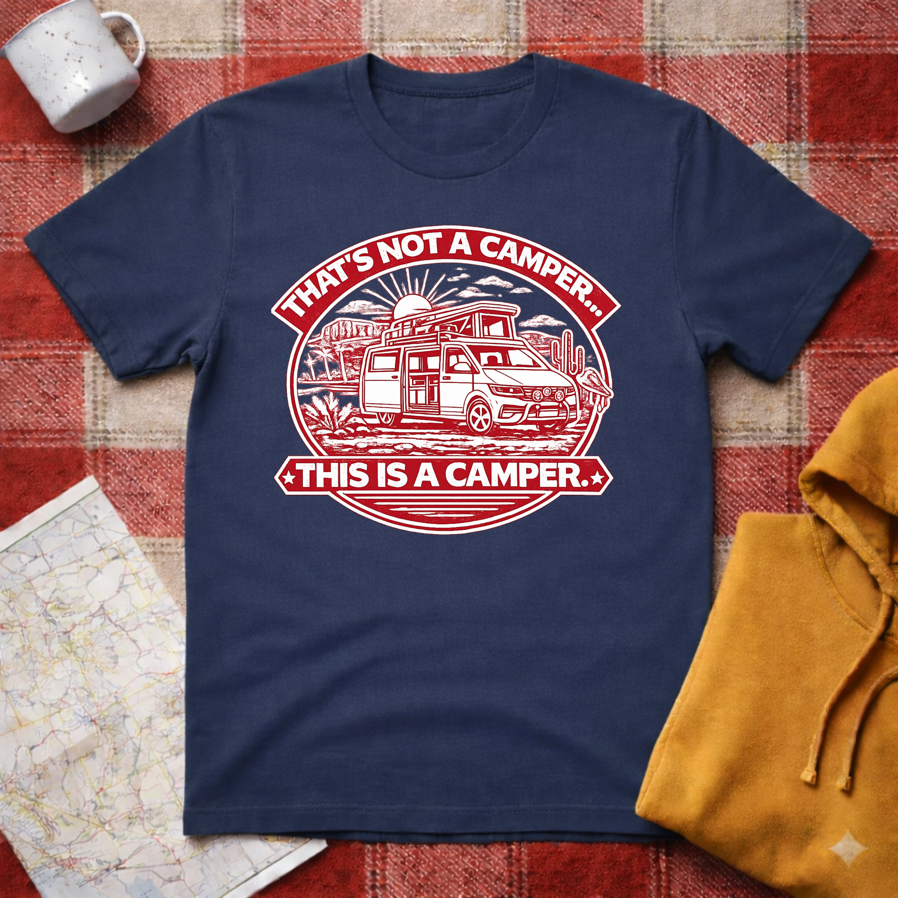 Crocodile Dundee- VW Camper- T-shirt