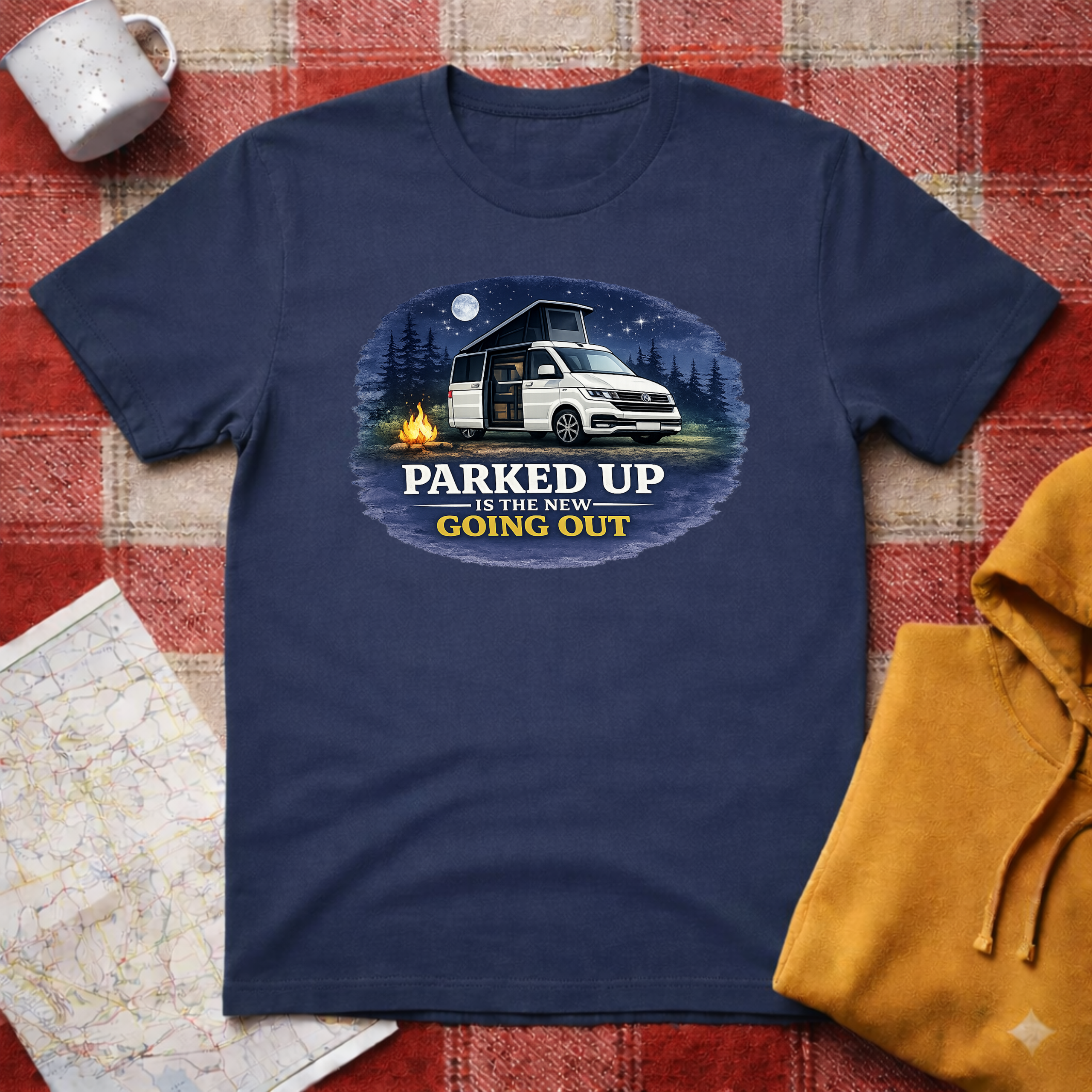 Parked Up Is The New Going Out - T-Shirt