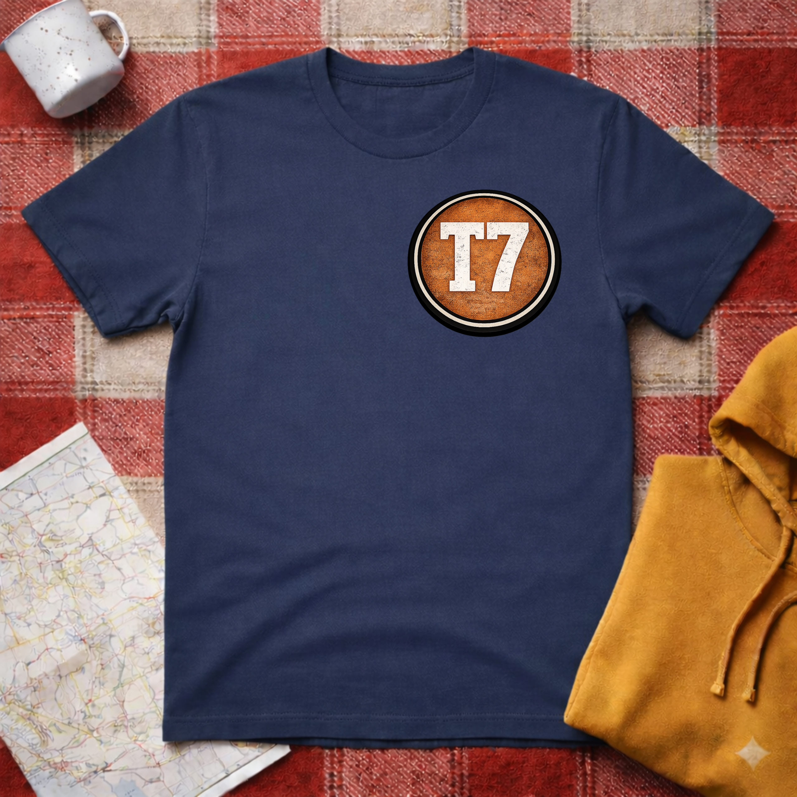 VW T7- Orange Logo-T-shirt