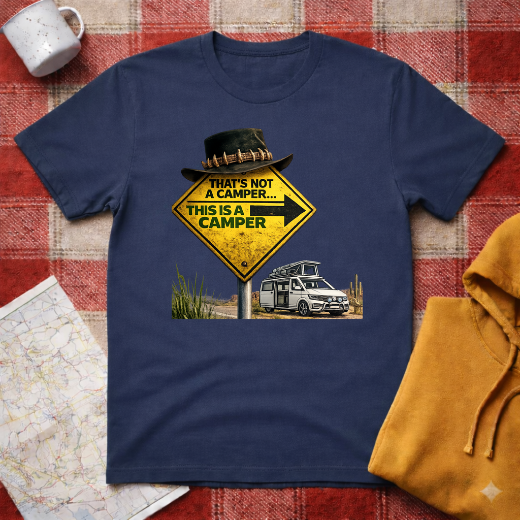 Crocodile Dundee VW Camper- T-shirt