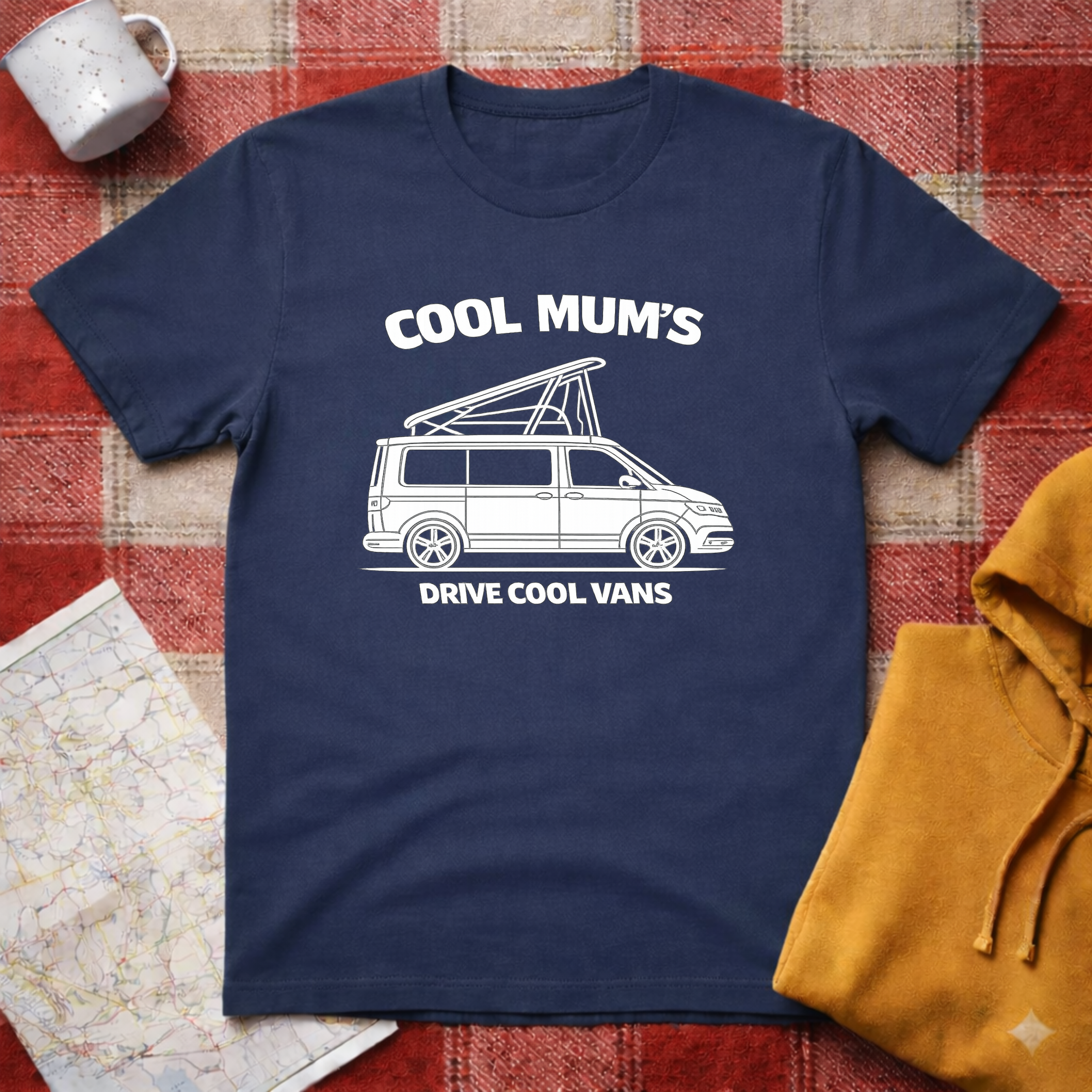 Cool Mums Drive Cool Vans- T-shirt