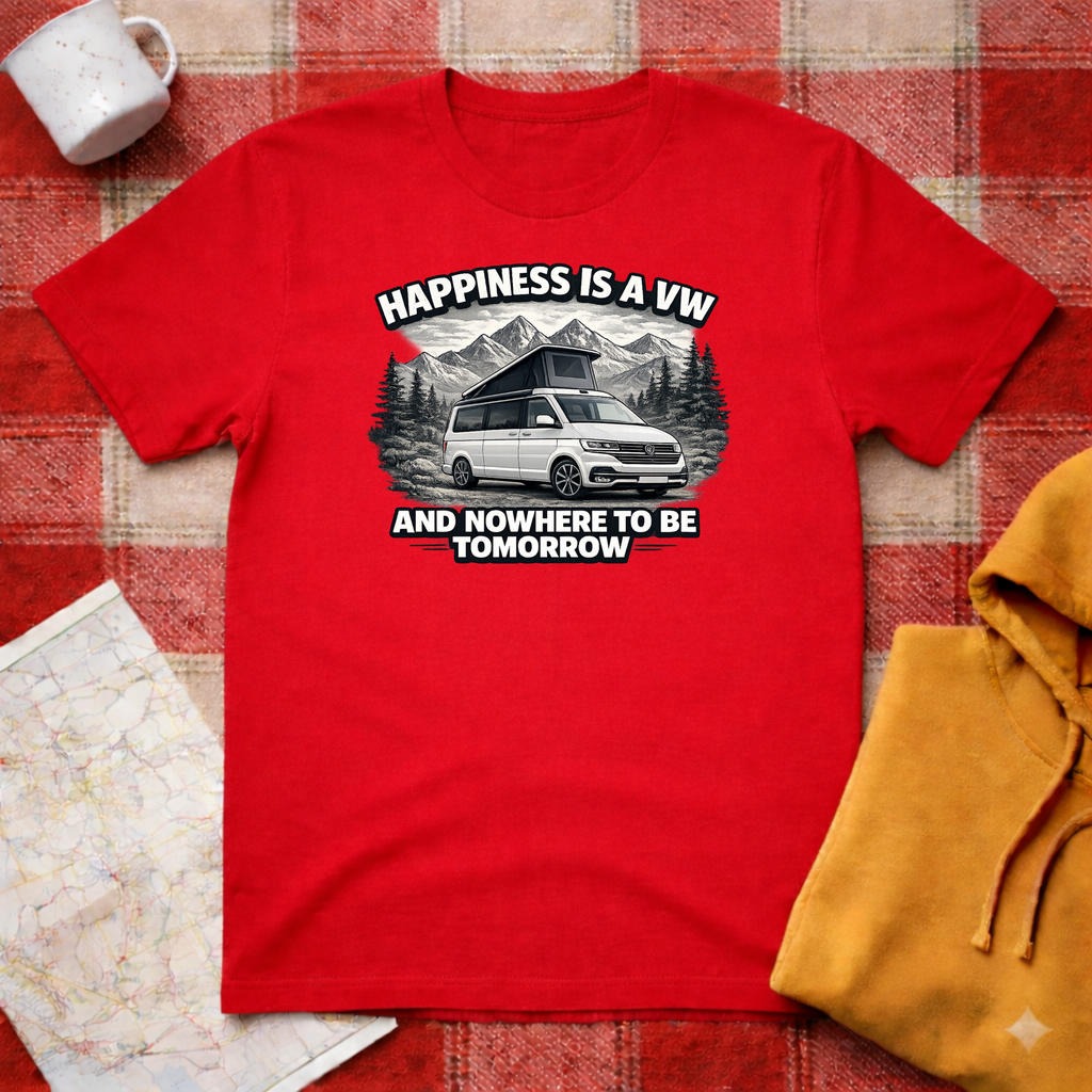 Happiness Is A VW- T-shirt