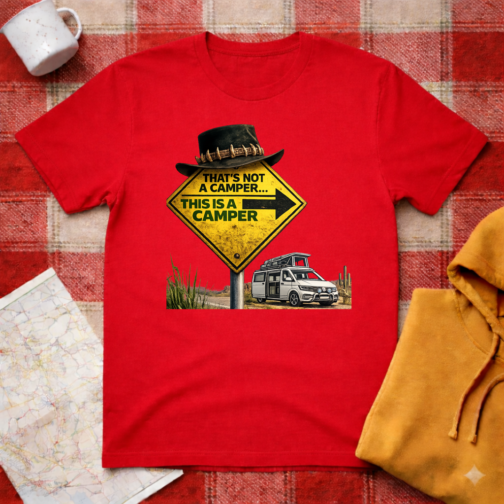 Crocodile Dundee VW Camper- T-shirt