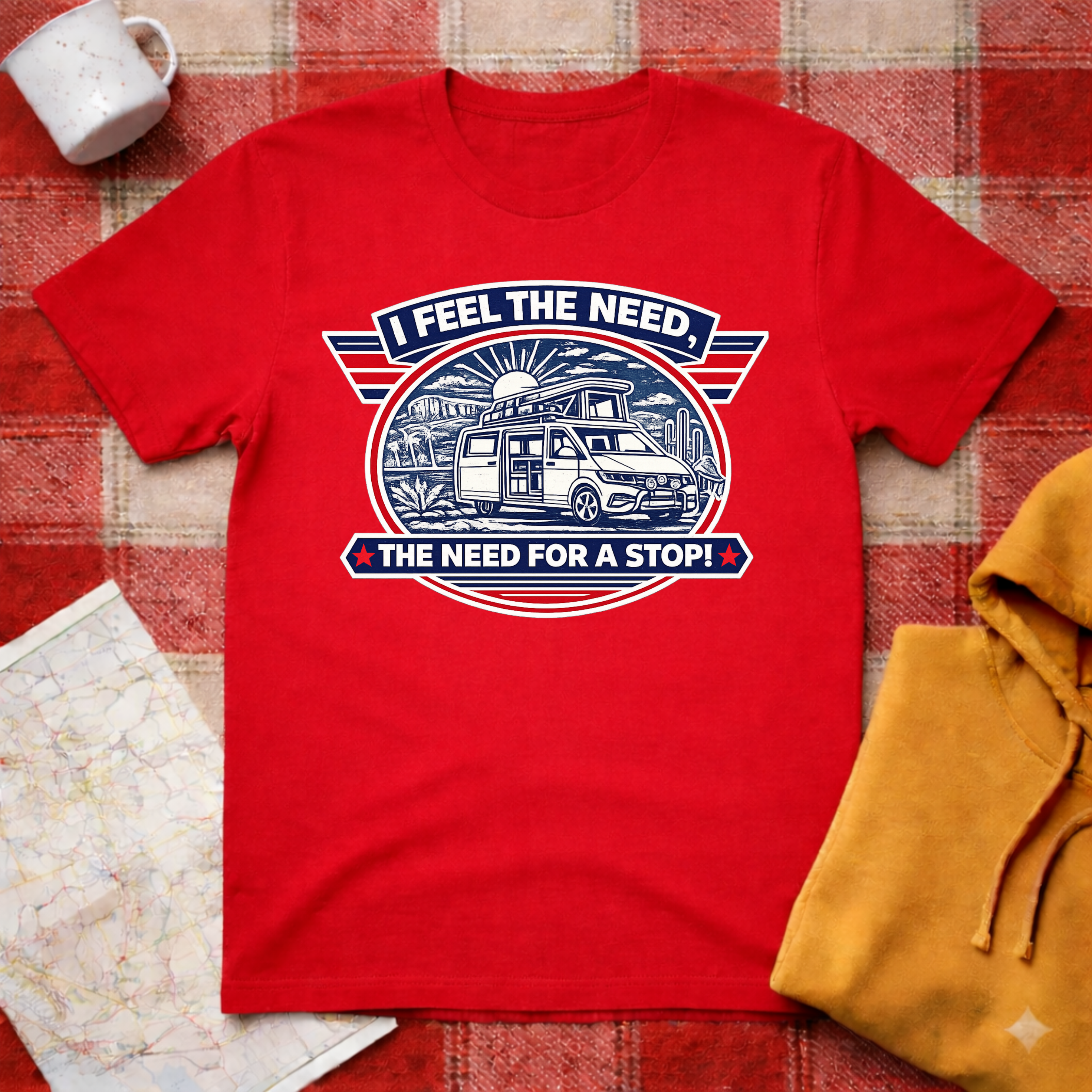 Top Gun VW Camper- T-shirt