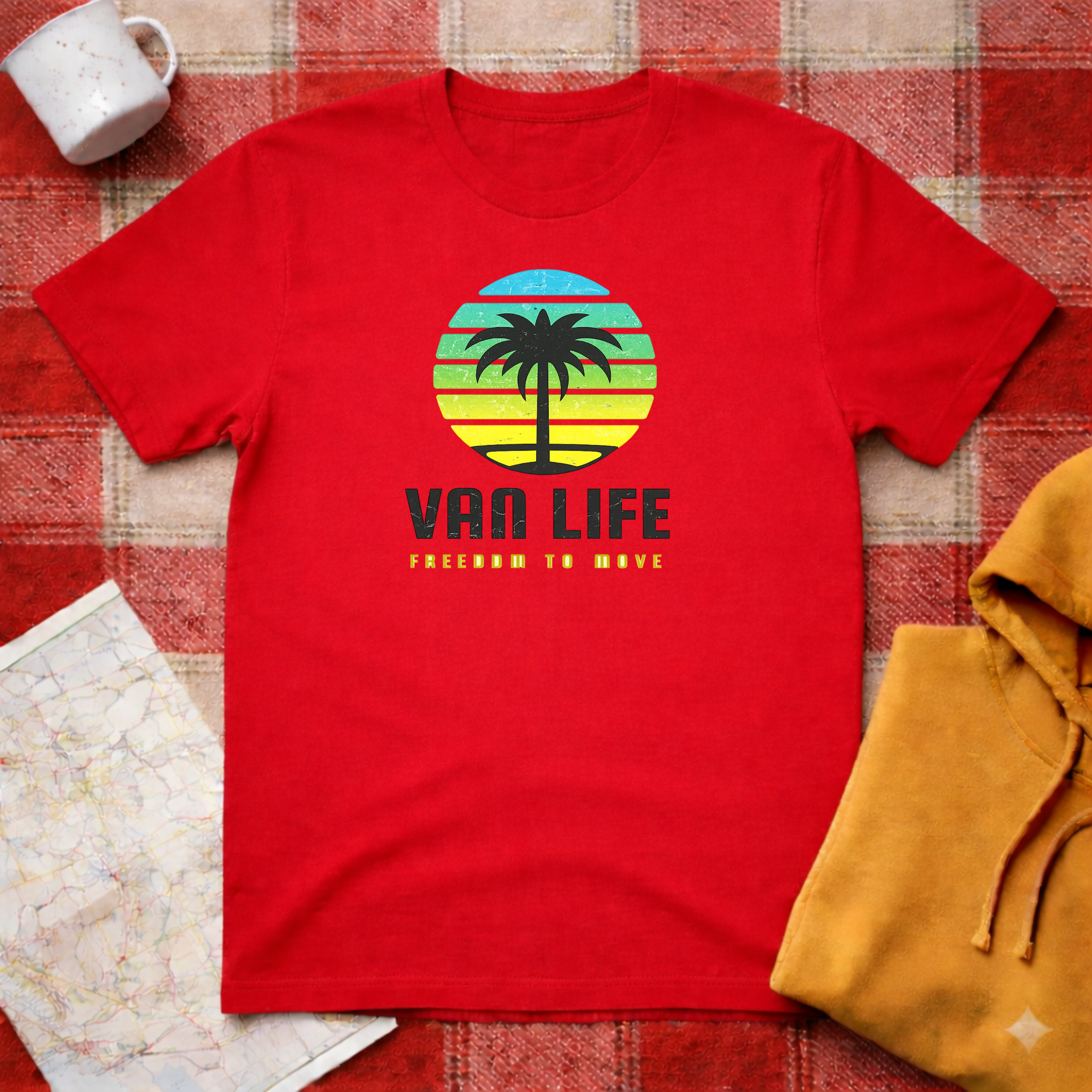Van Life, Freedom To Move T-Shirt