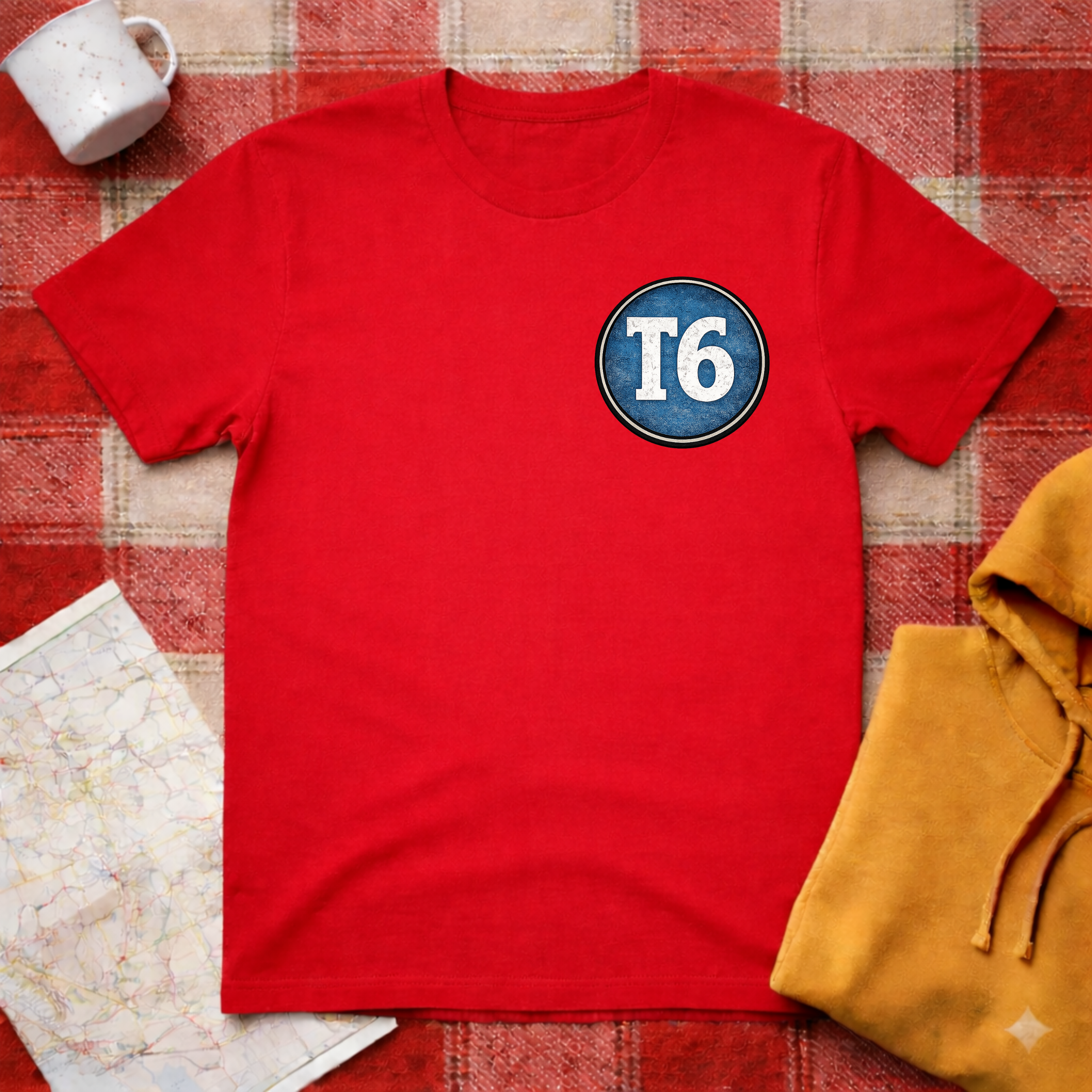 VW T6 T-Shirt- Blue Logo