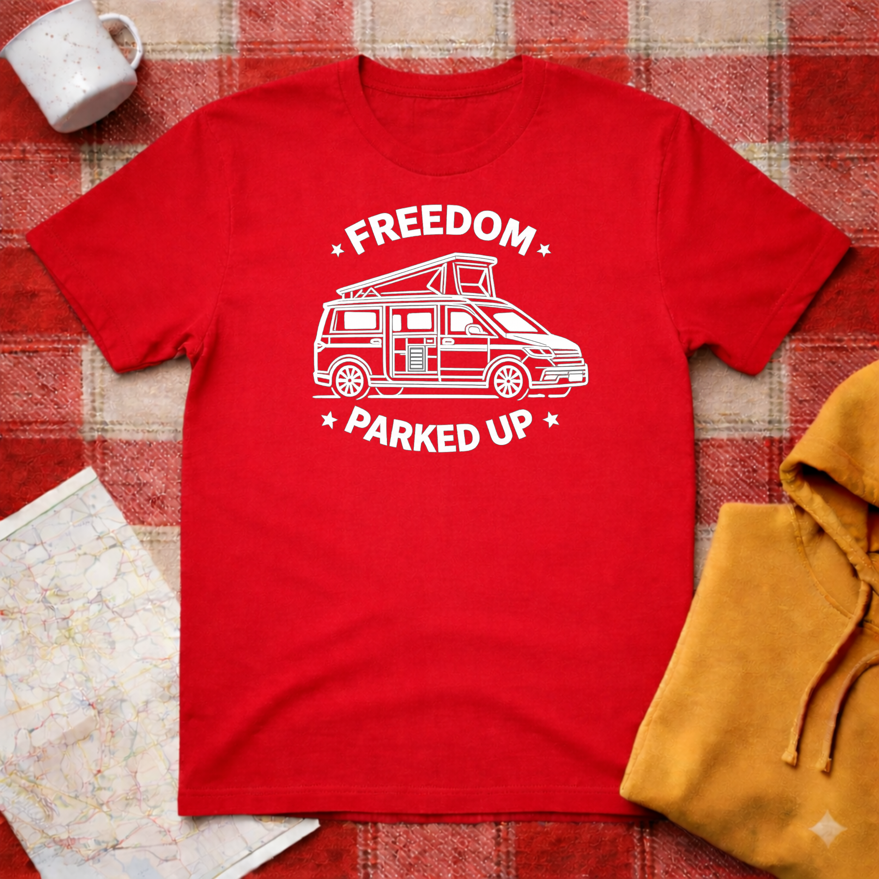 Freedom Parked Up- T-shirt
