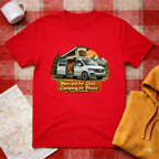 Married For Love, Camping For Peace-T-shirt