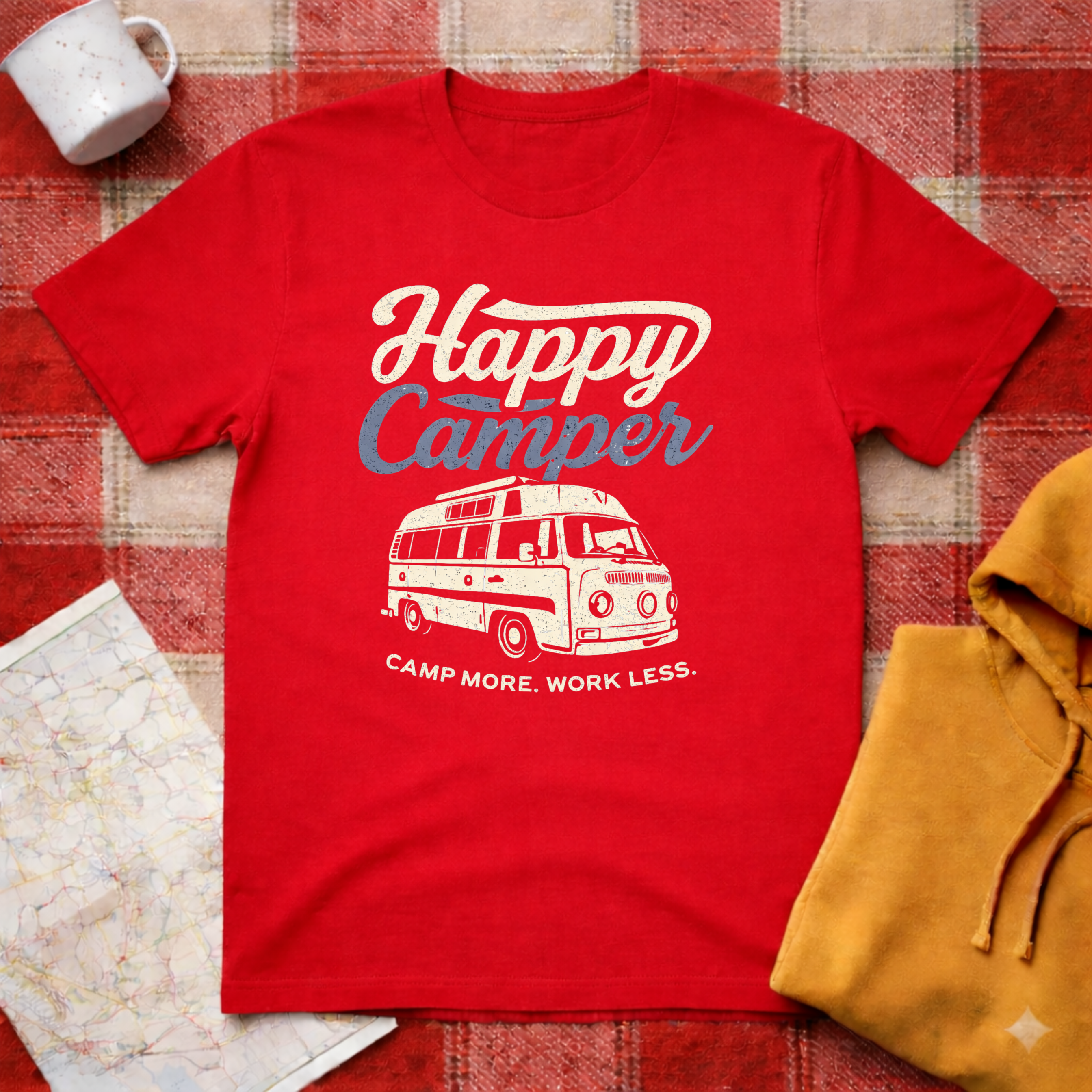 Happy Camper- T-shirt