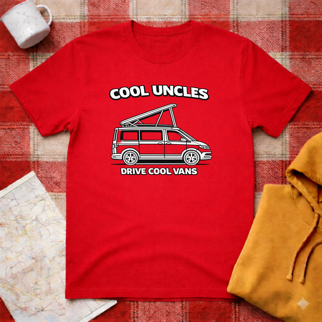 Cool Uncles Drive Cool Vans- T-shirt