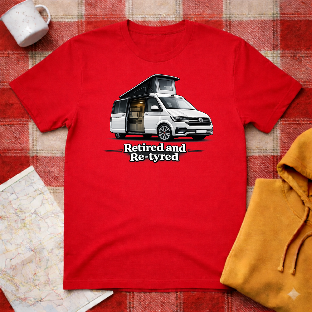 Retired And Re-tyred -T-shirt