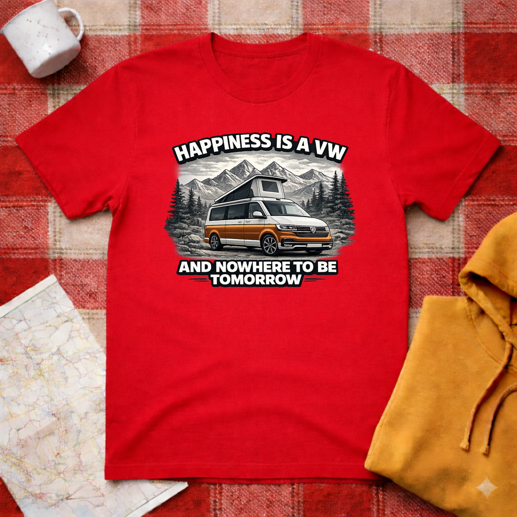 Happiness Is A VW - T-shirt