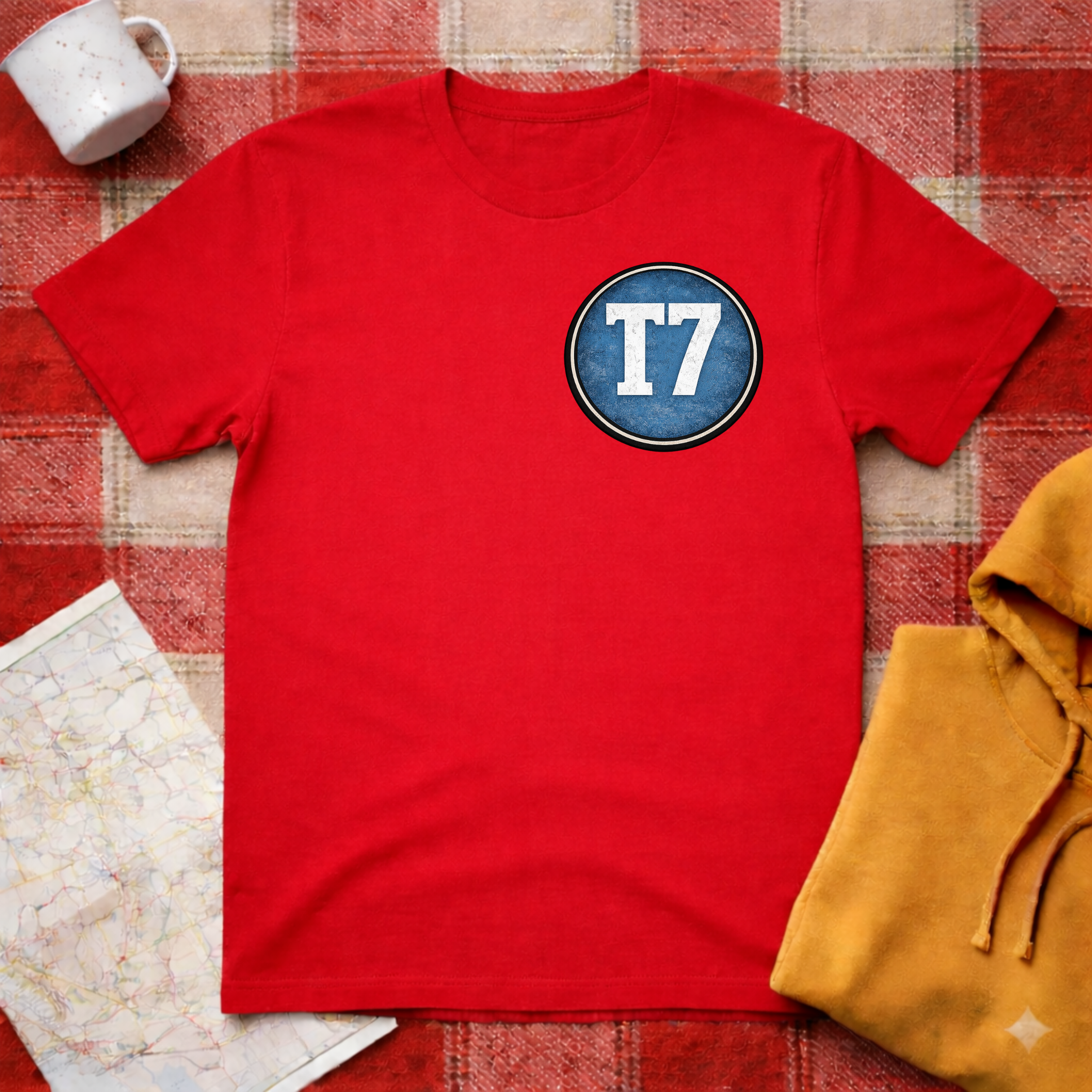 VW T7- Green Logo-T-shirt