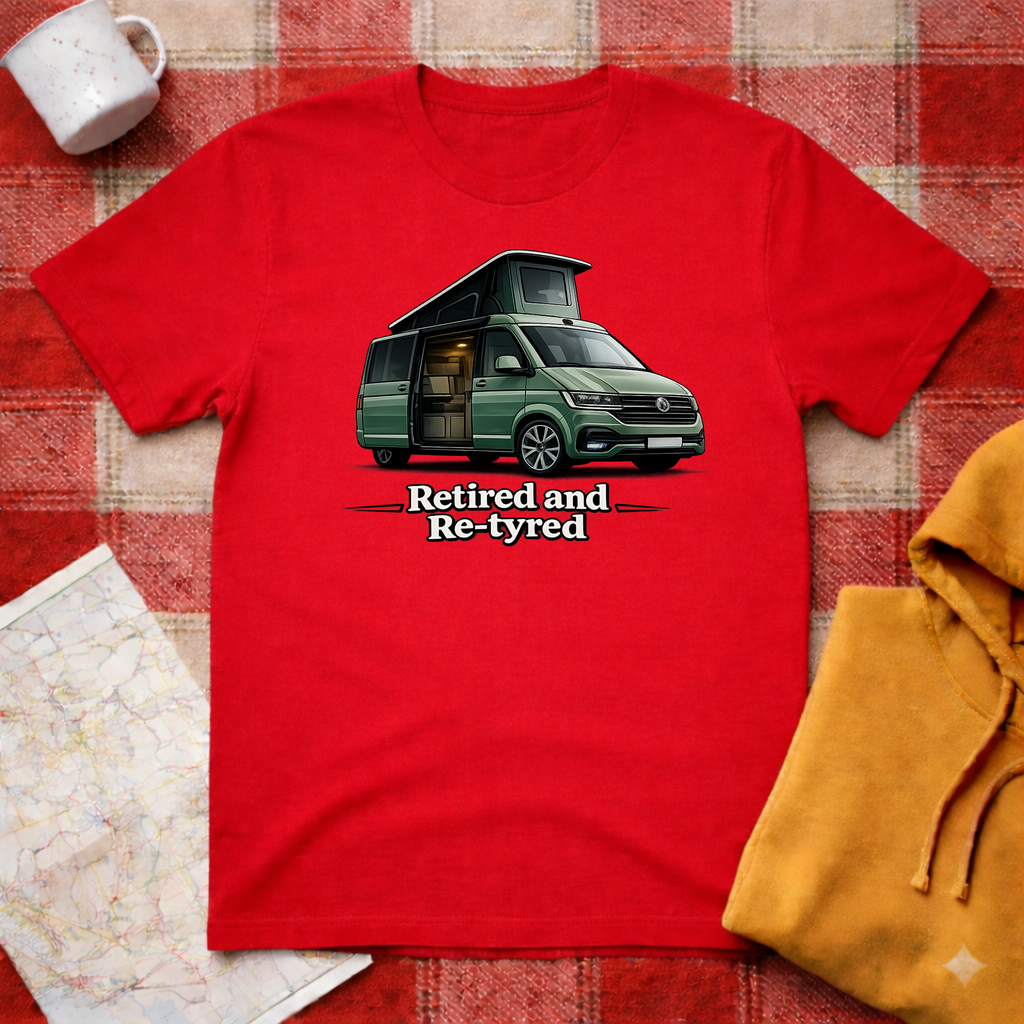 Retired And Re-tyred - T-shirt