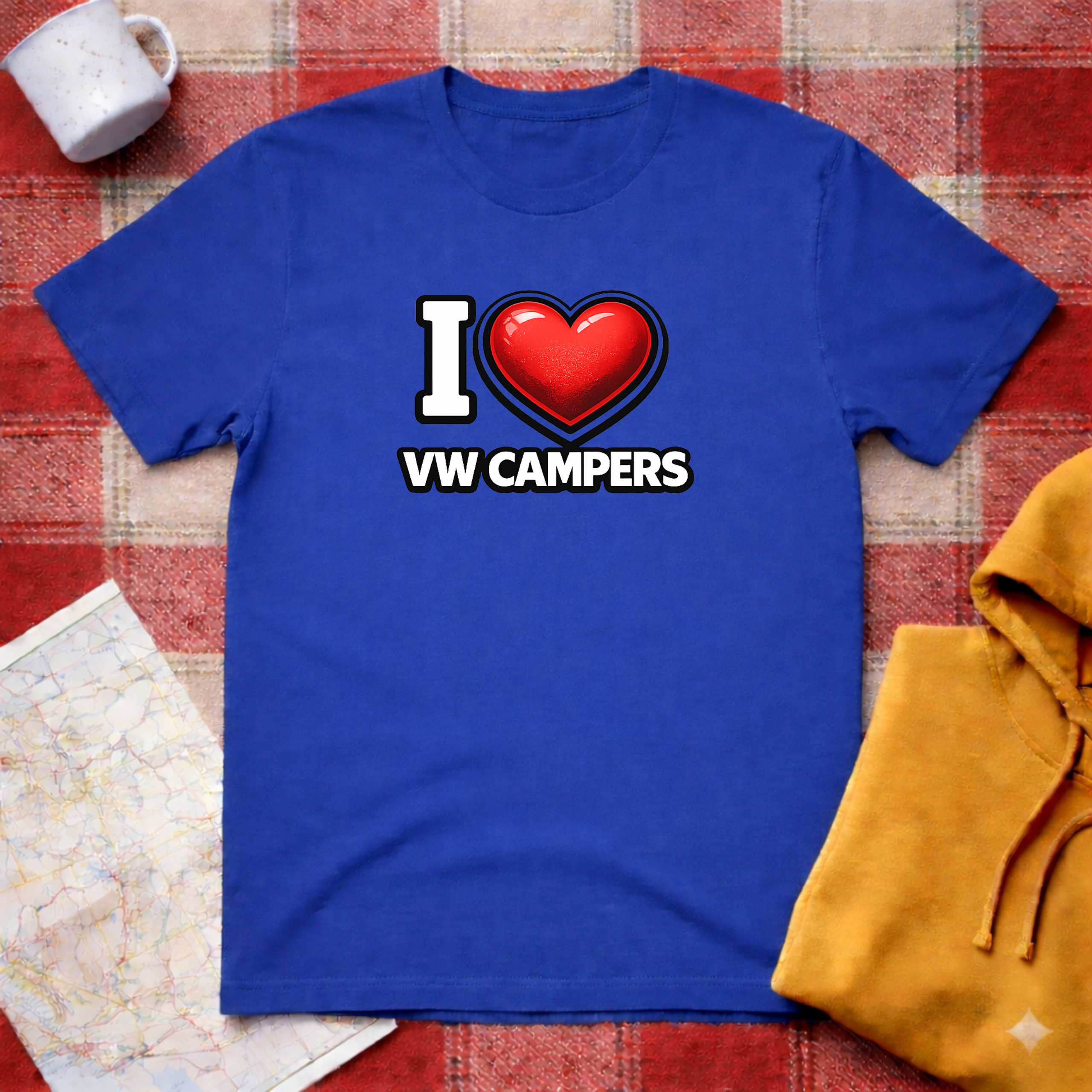 I Heart VW Campers - T-Shirt