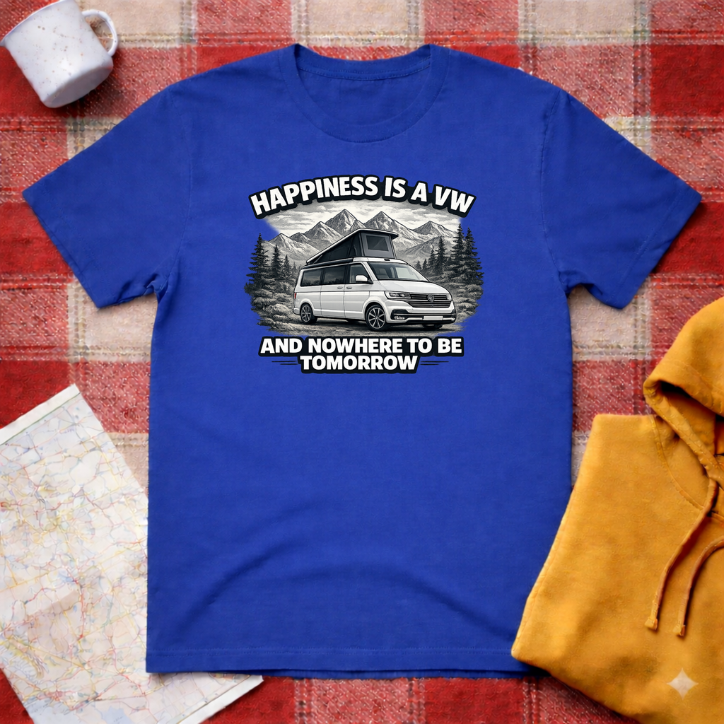 Happiness Is A VW- T-shirt