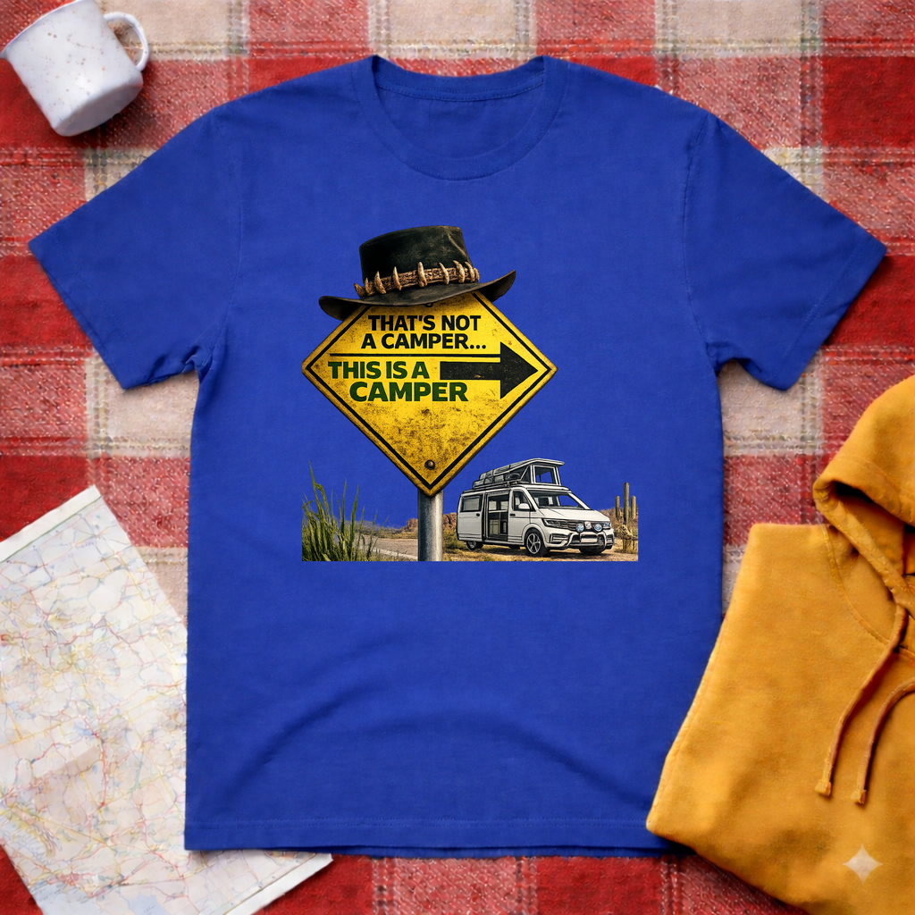 Crocodile Dundee VW Camper- T-shirt