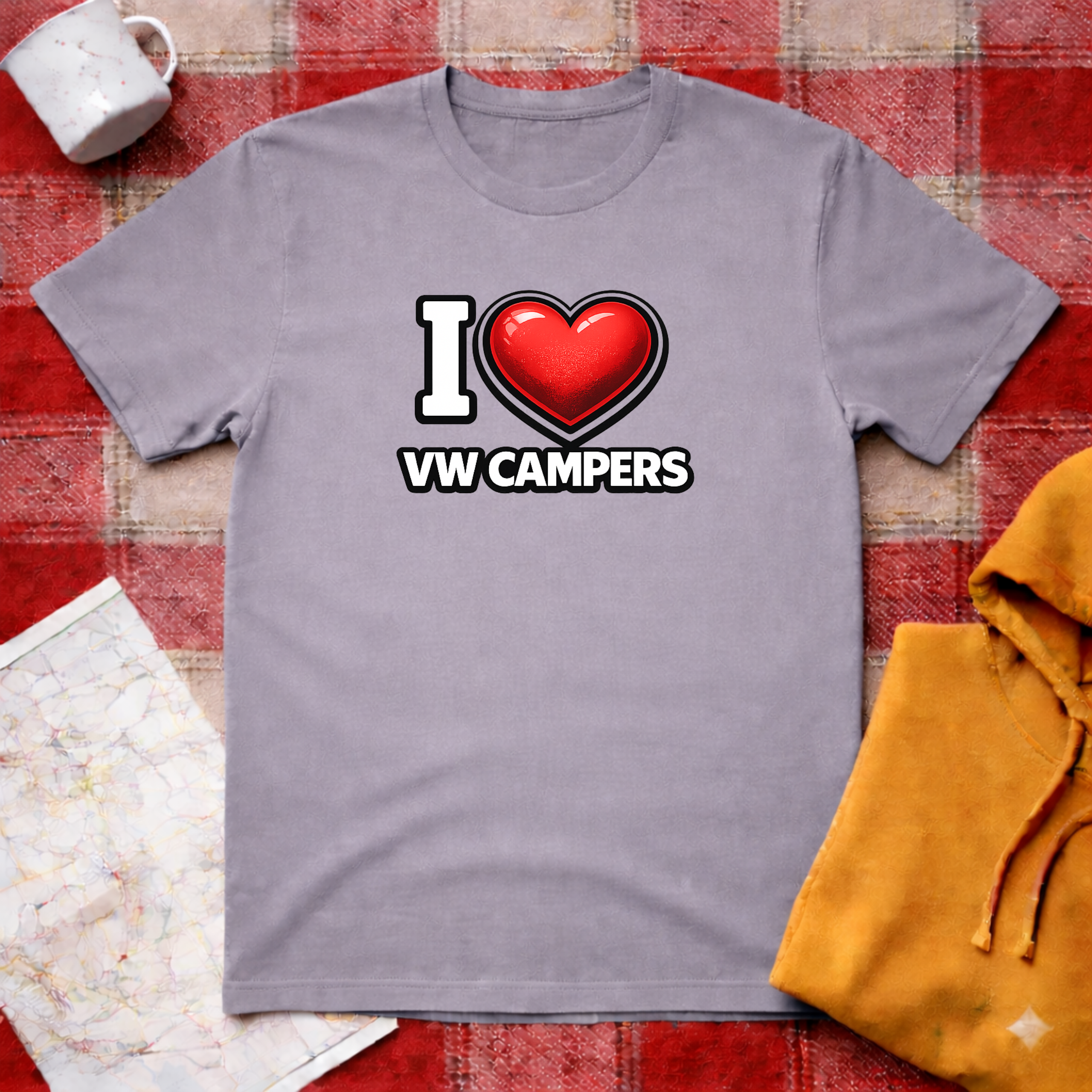 I Heart VW Campers - T-Shirt