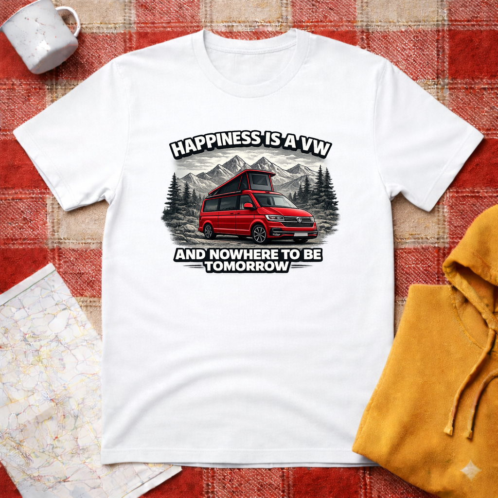 Happiness Is A VW- T-shirt