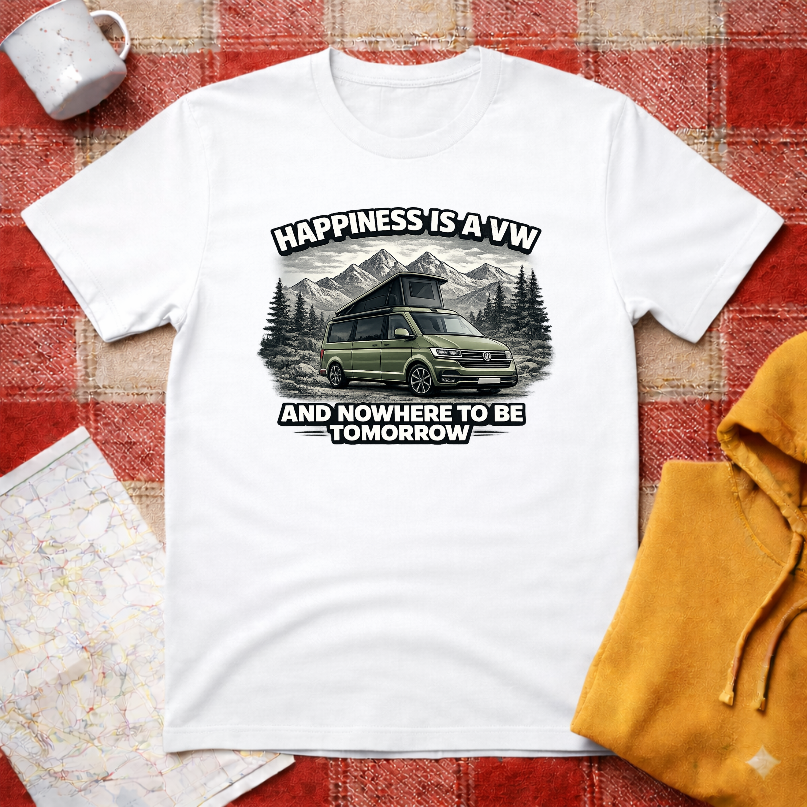 Happiness Is A VW - T-shirt