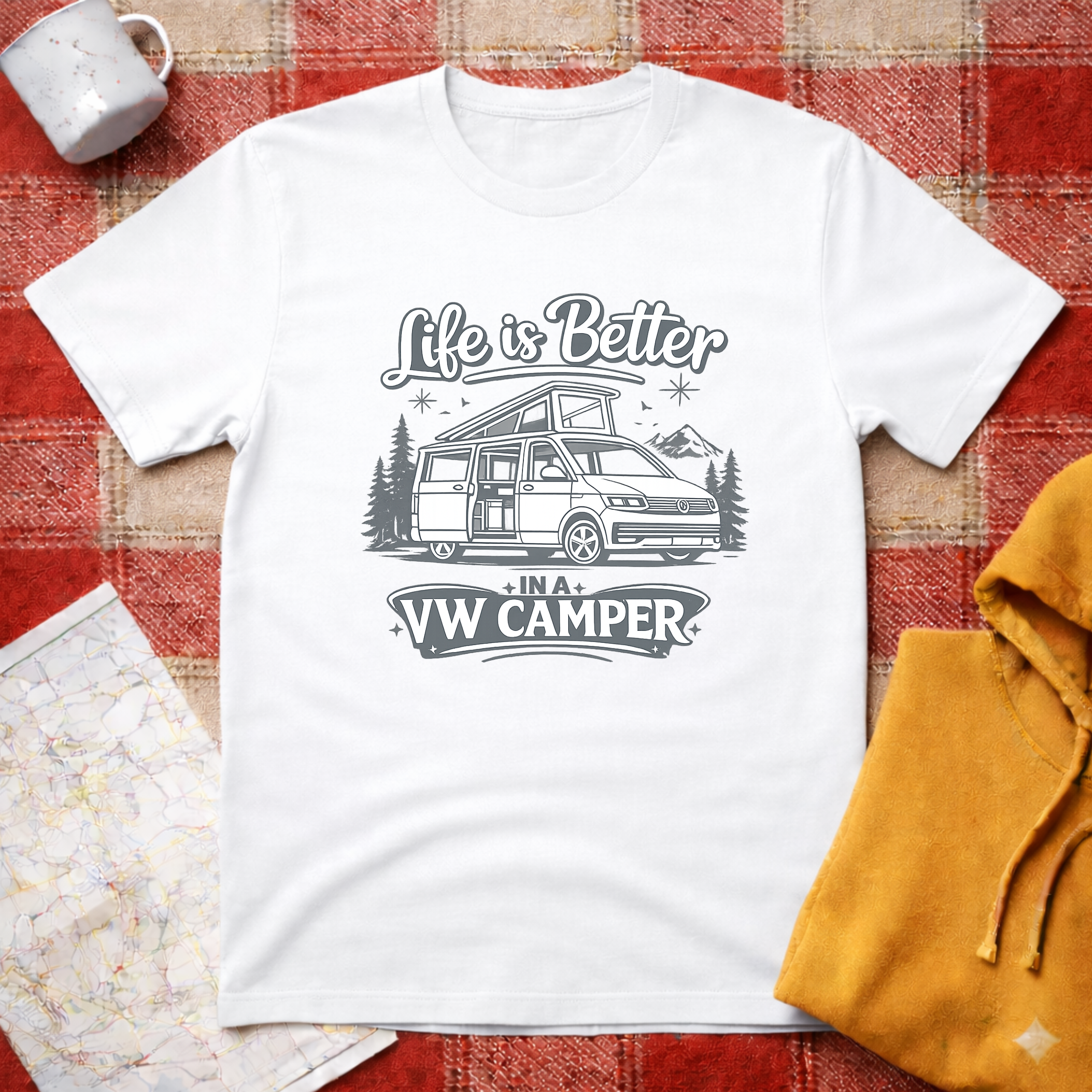 Life Is Better In A VW Camper- T-shirt